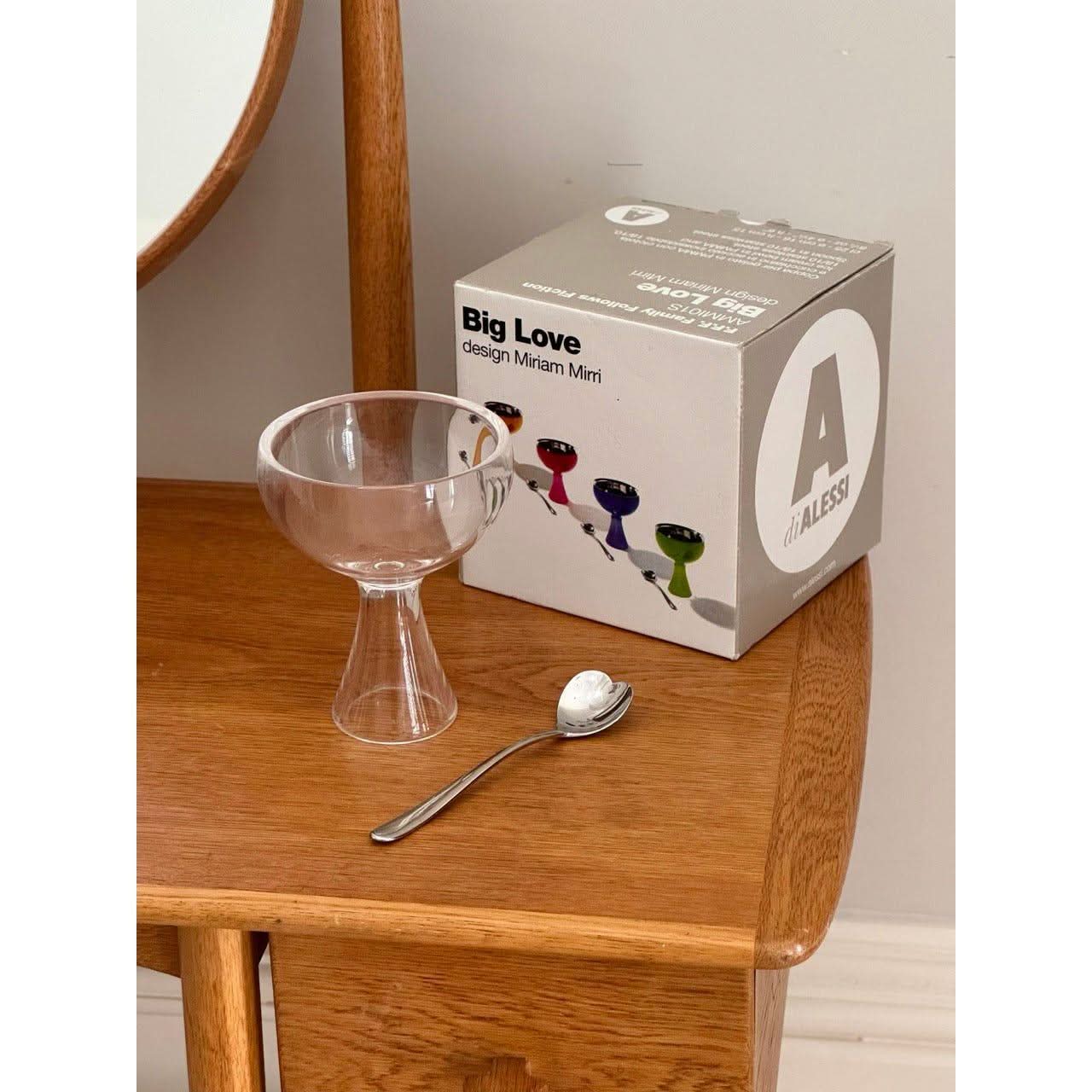 Alessi Big Love Ice Cream Bowl and Spoon | Bazaa | Designer, Vintage and Antique Furniture