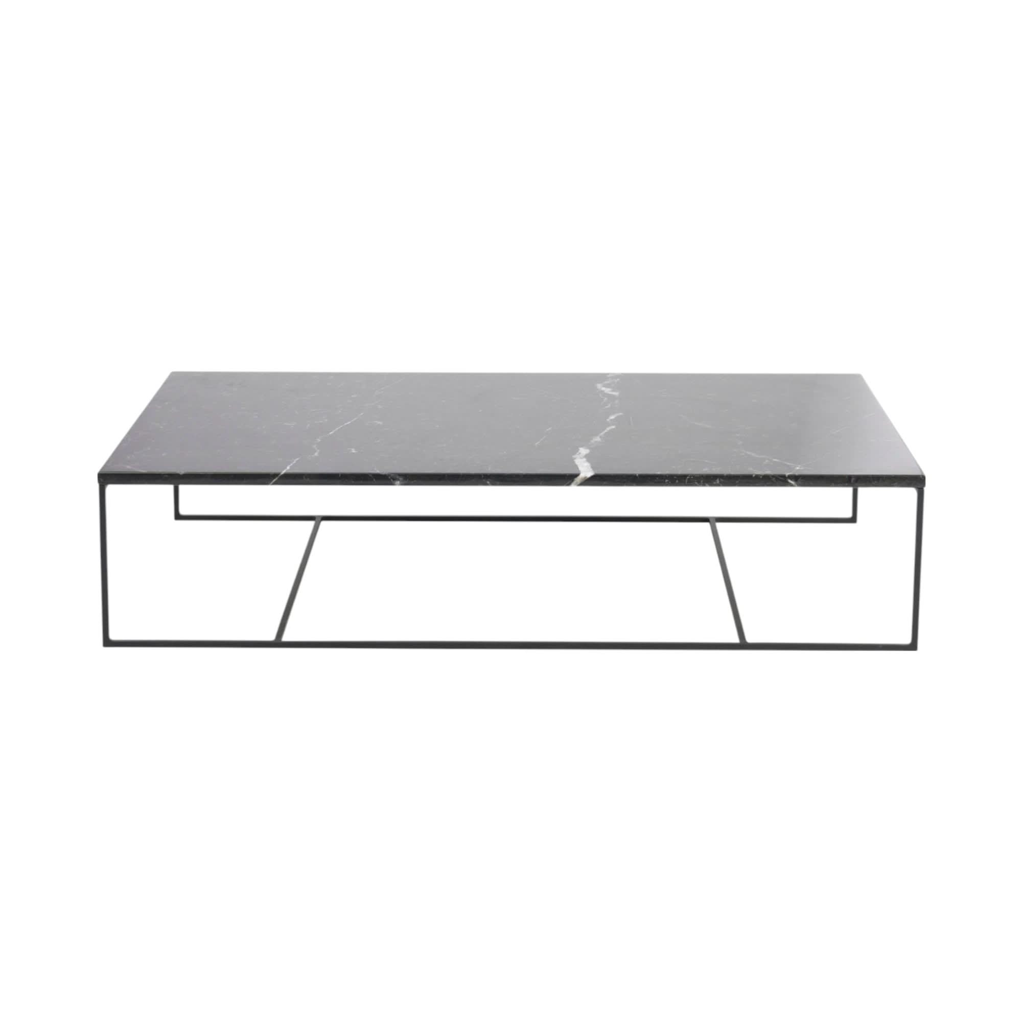 Minotti Calder Coffee Table – Marble Top / Metal Base | Bazaa | Designer, Vintage and Antique Furniture