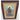 Vintage Good Shepherd Jesus print with lambs in a silky oak frame