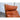 Cognac vinyl headrest and beechwood frame detail on Ingmar Relling Siesta chair