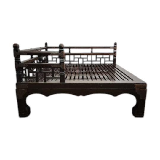 1950s Carved Luohan Daybed - One Section