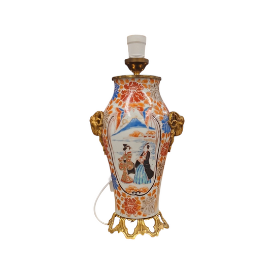 Japanese Imari Style Lamp Base