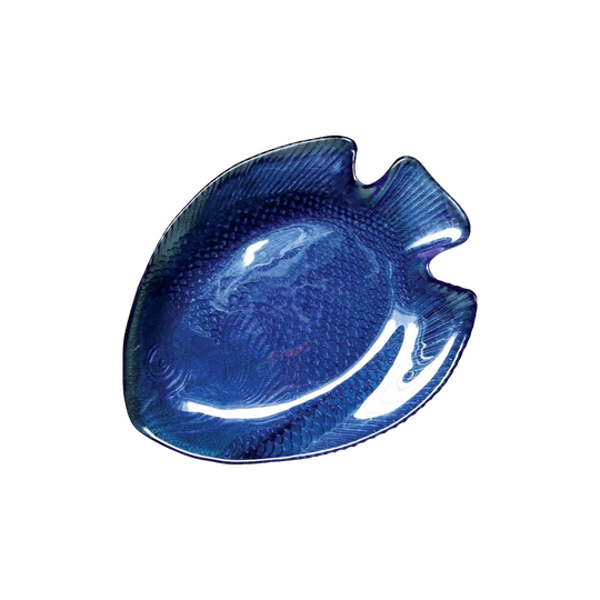 Arcoroc Cobalt Blue Fish Serving  Plate