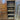 Antique Oak Leadlight Writing Bureau