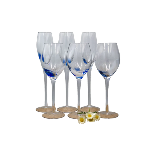 Stunning Mixed Set Of Wine/ Champagne Glasses