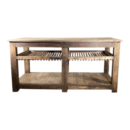 Vintage Wooden Work Table / Bench No. 39