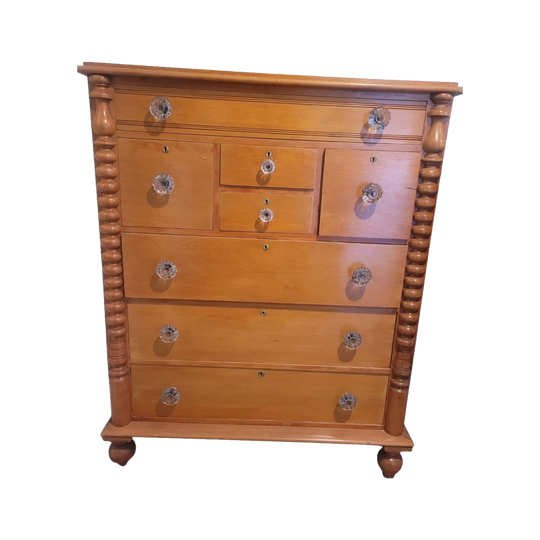 Huon pine chest  of drawers