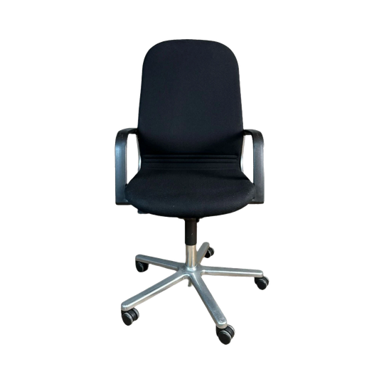 Wilkhahn FS 213/85 High Backrest Office Chair in Black