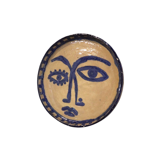 Ceramic Blue Serving Plate
