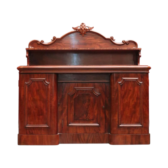 Antique English Mahogany Sideboard / Hall Cabinet or Dining Cupboard, c.1880