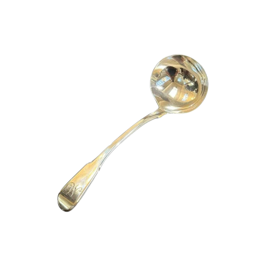 English Sterling Silver Ladle, Hallmarked, London c. 1803 — 33 cm