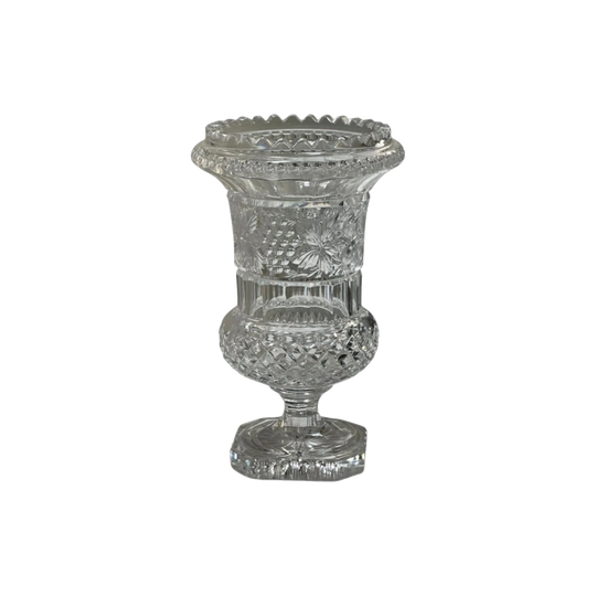 Cut Crystal Urn-Shaped Vase, c. 1960