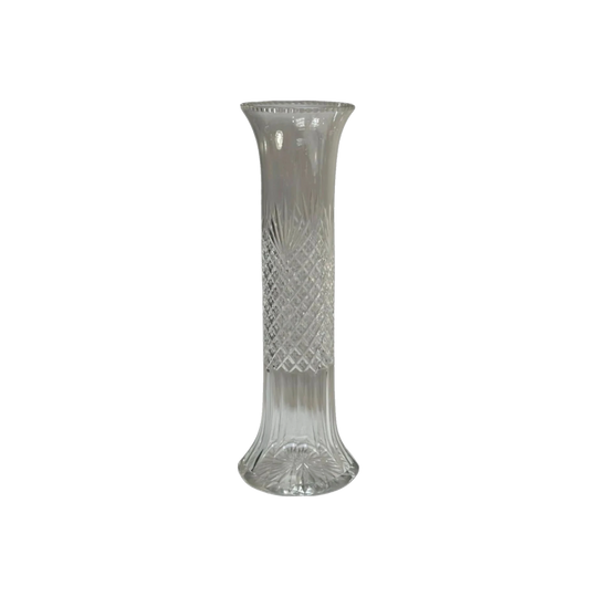 Tall Edwardian Crystal Vase, c.1910