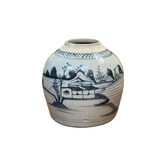 Late 19th Century Ceramic Ginger Jar, Likely Chinese