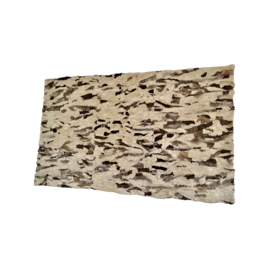 Bespoke Rabbit fur wall art Circa 1970