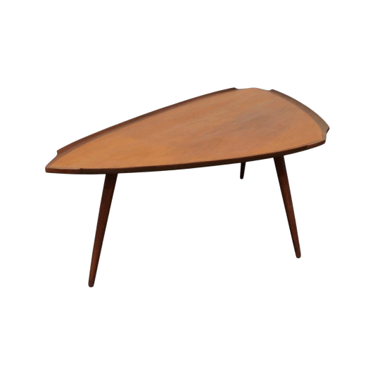 1960s Danish Teak Coffee Table, Model No. 55 by Jørgen Aakjær Jørgensen for Møbelintarsia