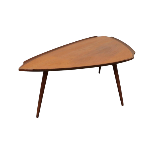 1960s Danish Teak Coffee Table, Model No. 55 by Jørgen Aakjær Jørgensen for Møbelintarsia