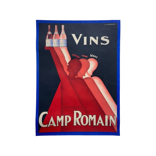Vins Camp Romain – Vintage Poster