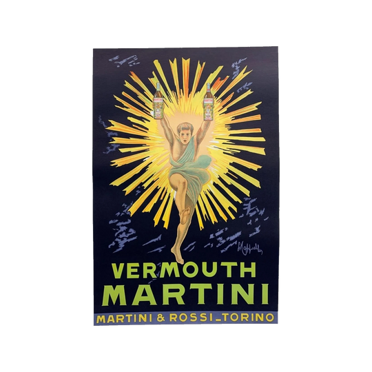 Vermouth Martini Vintage Poster