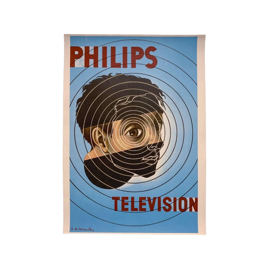 Philips Television Vintage Poster