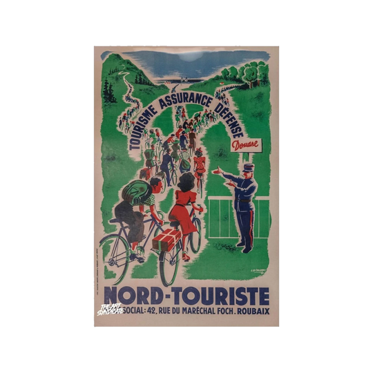 Nord Touriste Vintage Poster by J. Le Callennec, France, c.1950