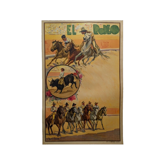 El Rodeo Vintage Poster