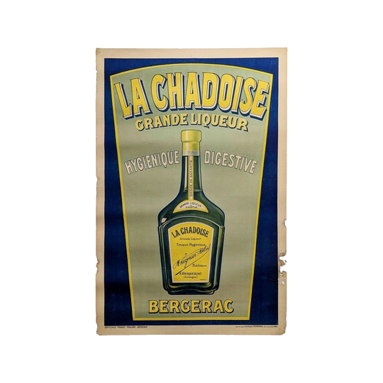 La Chadoise Grande Liqueur Vintage Poster