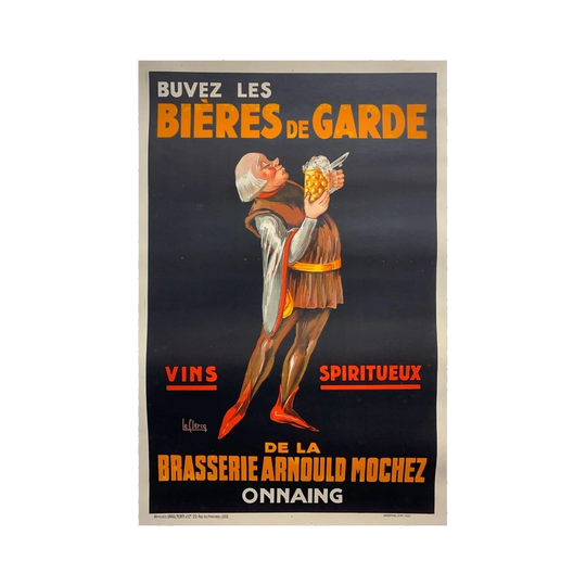 Bieres de Garde Vintage Poster, 128×88