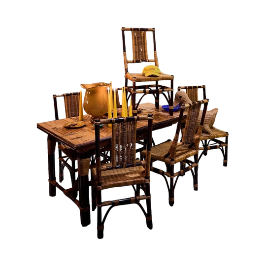 Parisian Party Suite - 6 chairs & 1 table