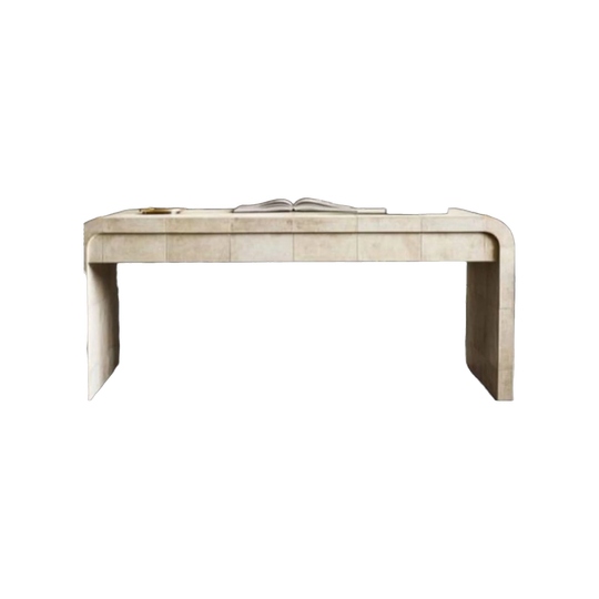Restoration Hardware Lucienne Parchmeng Desk