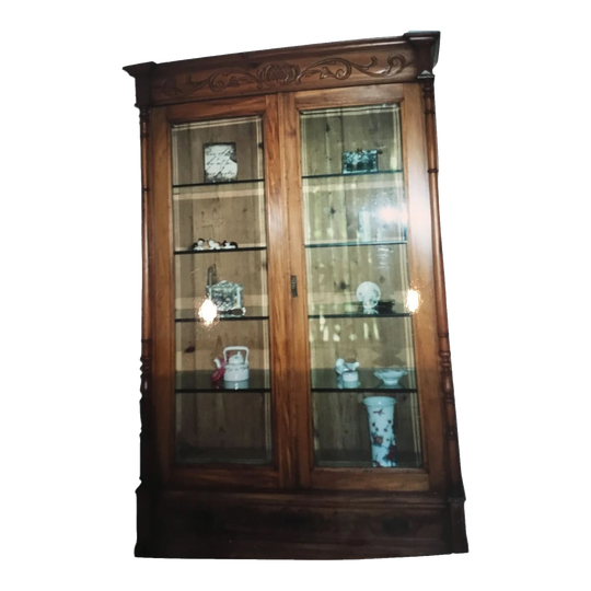 French antique display cabinet needs restoration