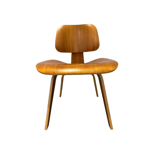 DCW Moulded Plywood Chair by Charles & Ray Eames for Herman Miller, Calico Ash