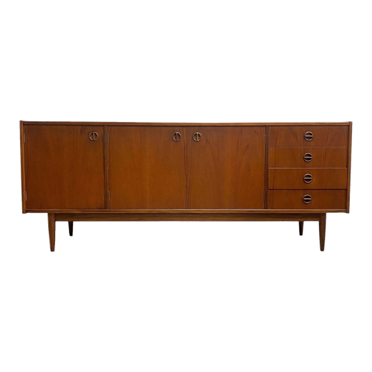Parker 'Nordic' Teak Sideboard, Mid-Century - Professionally Restored
