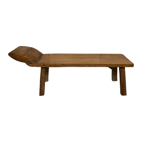 Eastern Rustic Wooden Bench Seat