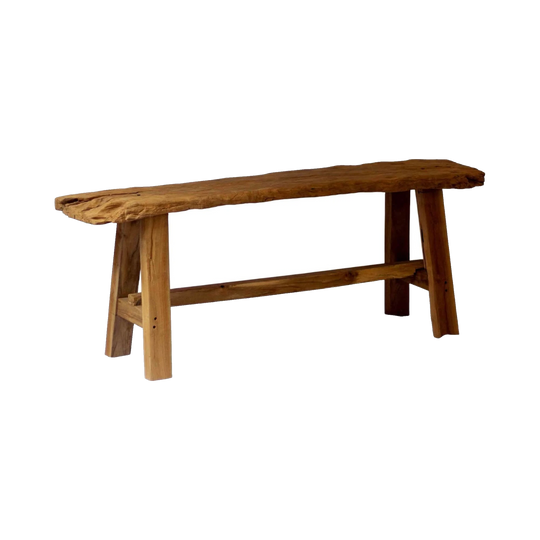 Recycled Wooden Teak Bench Seat