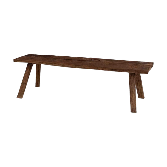 Recycled Teak Wood Bench