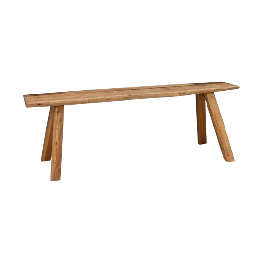 Recycled Teak Wood Bench | 100cm
