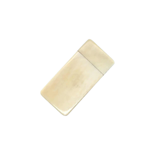 19th-Century Cantonese Plain Ivory Card Case, c.1870