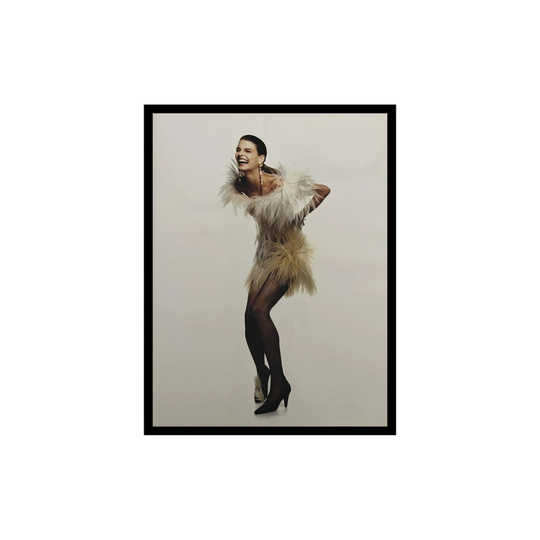 Patrick Demarchelier “Linda, Paris” Vintage Photogravure, 2000 (from 1986 Negative) – Rizzoli, Italy – Framed
