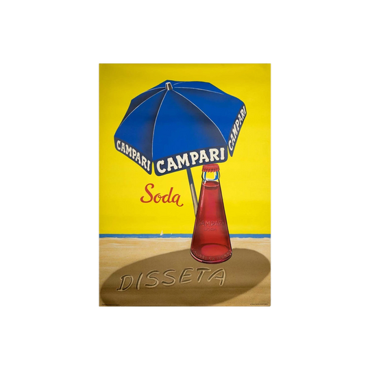 Campari Soda Beach Umbrella