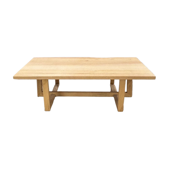 Solid Timber Cross Leg Coffee Table