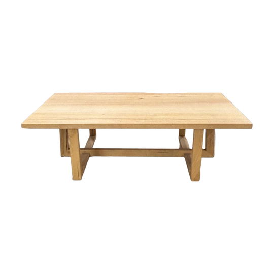 Solid Timber Cross Leg Coffee Table