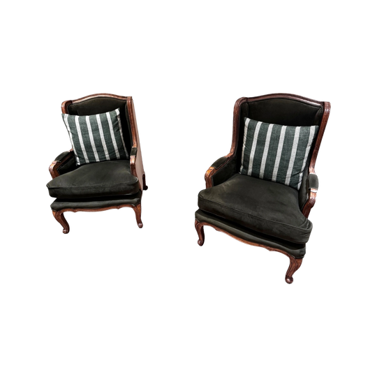 Provincial Home Living Khadi Forest Wing Chairs – Like New