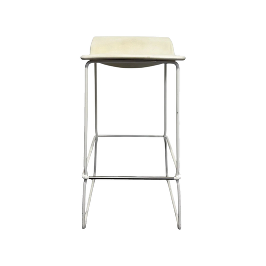 Viccarbe Last Minute High Stool by Patricia Urquiola – White