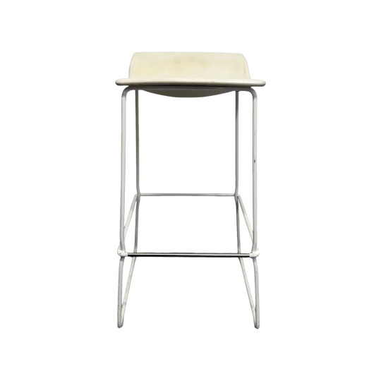 Viccarbe Last Minute High Stool by Patricia Urquiola – White