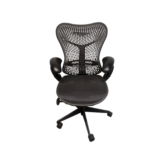 Herman Miller Mirra 1 Office Chair with Armrests – Black/Black - Refurbished