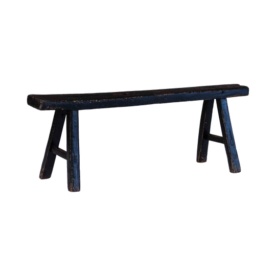 Elm Wood Workers Scholar Bench Seat | Black