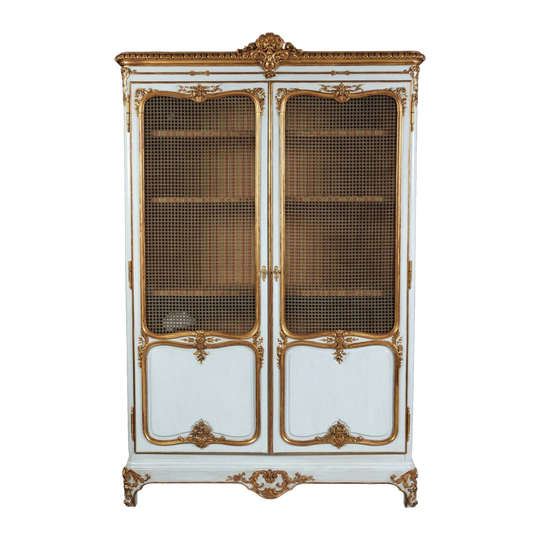 French Parcel-Gilt Louis XV Armoire, Circa 1860