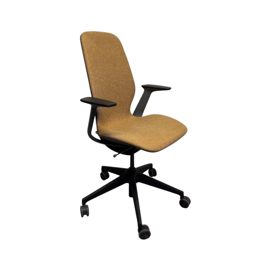 Steelcase SILQ Ergonomic Office Chair – Yellow Fabric - Ex-Showroom Stock