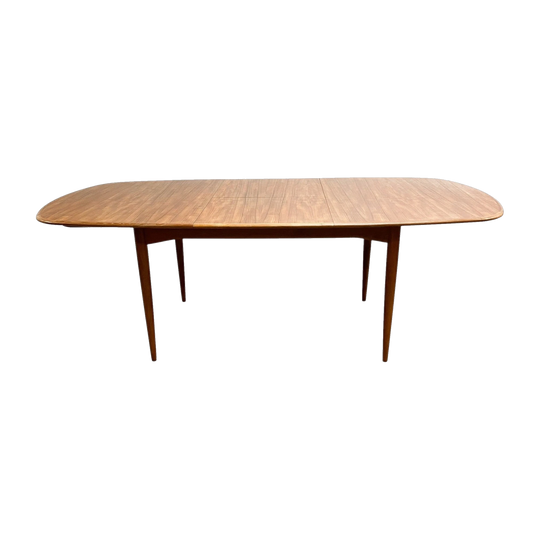 Parker Mid-Century Teak 'D' End Extension Dining Table – Professionally Restored